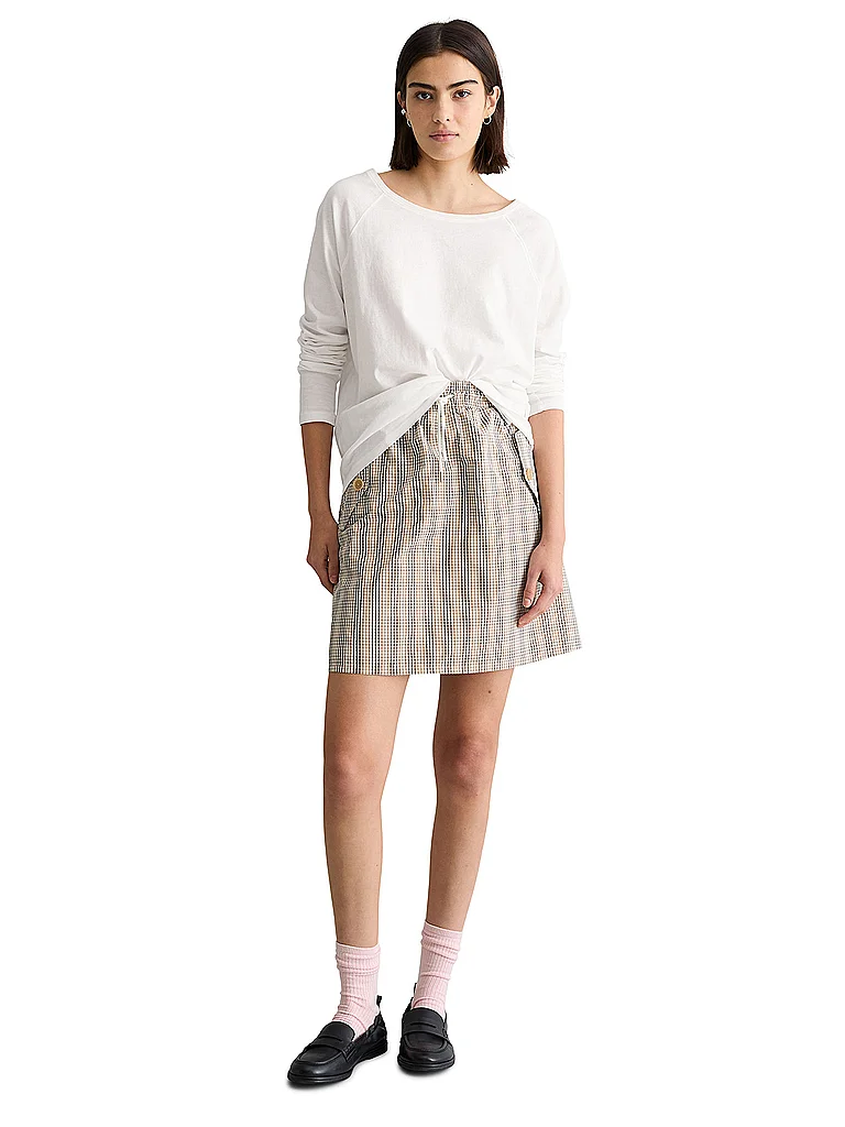 Marc O'Polo Langarmshirt Women's White/Blue Size S 2